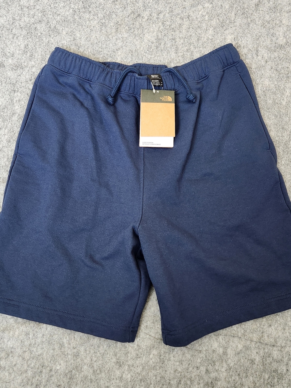 NWT The North Face Heritage Patch Shorts Men's M Navy Drawstring Lounge Elastic